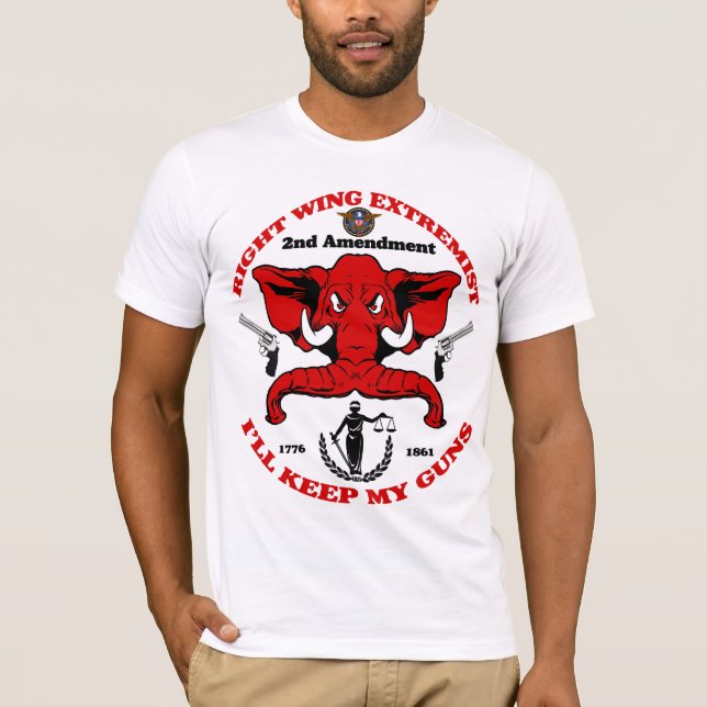 Camiseta Eu manterei minhas armas (Frente)