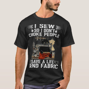Camiseta Eu masco, para que eu não engasgue as Pessoas para