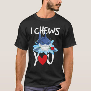 Camiseta Eu Mastigo Você Tubarão Biólogo Marinho de Vida
