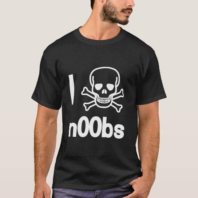 Camiseta Eu mato n00bs (Frente)