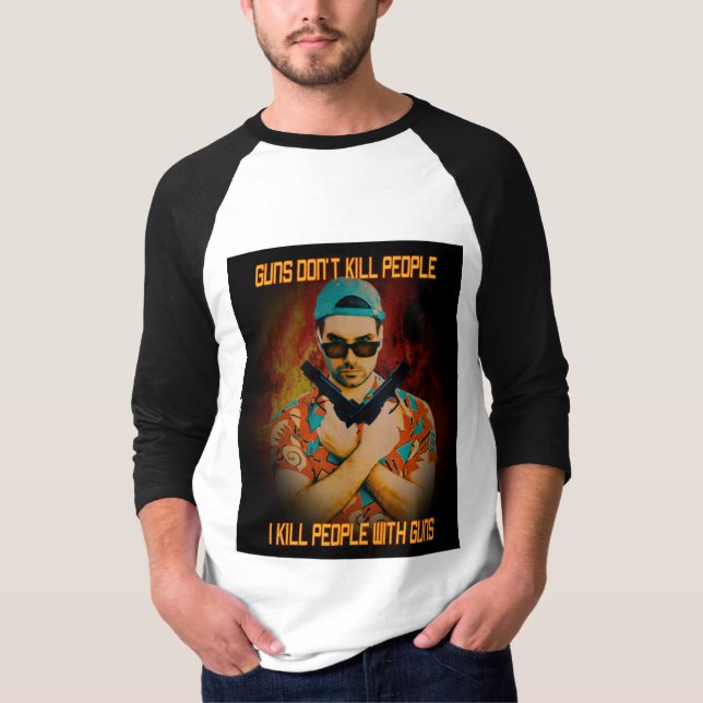 Camiseta Eu mato pessoas (Frente)