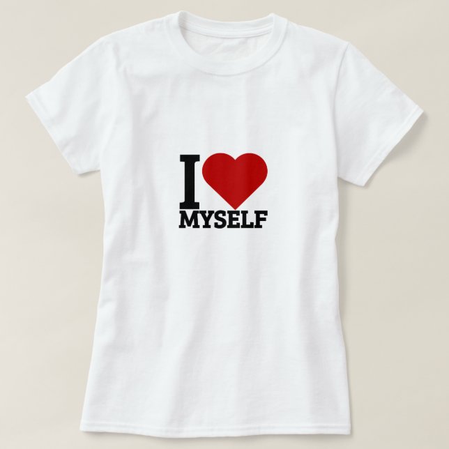 Camiseta Eu me amo (Frente do Design)