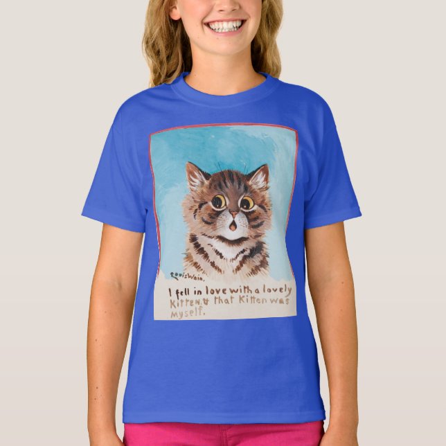 Camiseta Eu me apaixonei por um gatinho adorável (eu mesmo) (Frente)