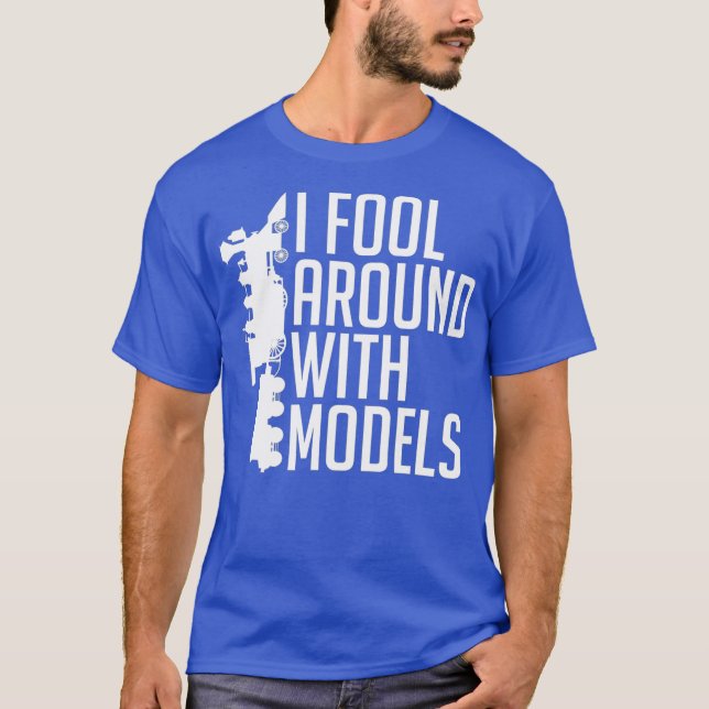 Camiseta Eu Me Envolvo Com Modelos De Estrada De Comboio (Frente)