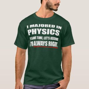Camiseta Eu me formei em Física 