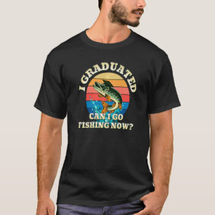 Camiseta Eu me Formei Posso Ir Pescar Agora Graduação 2