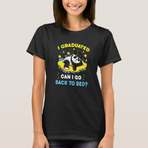 Camiseta Eu Me Formei Posso Voltar Para A Cama Agora Panda