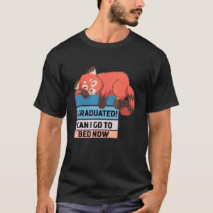 Camiseta Eu Me Formei Posso Voltar Para A Cama Agora Panda 