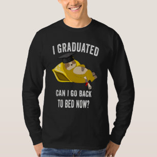 Camiseta Eu Me Formei Posso Voltar Para A Cama Agora Sloth
