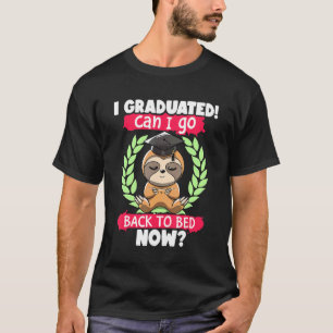 Camiseta Eu Me Formei, Posso Voltar Para A Cama Agora Sloth