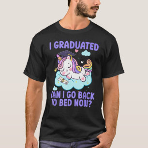 Camiseta Eu Me Formei Posso Voltar Para A Cama Agora Unicór