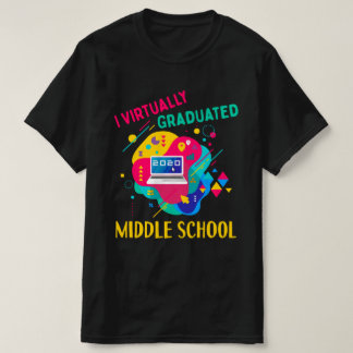 Camiseta Eu me formei virtualmente na escola secundária em 