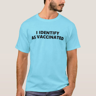 Camiseta Eu Me Identifico Como Vacinado