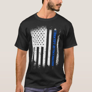 Camiseta Eu Me Identifico Como Vacinado Com Bandeira Americ