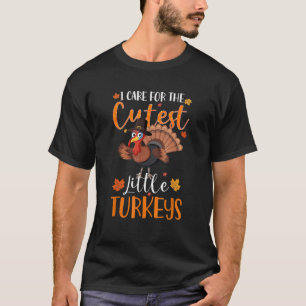 Camiseta Eu me importo com os perus mais fofos obrigado de