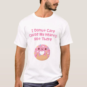 Camiseta Eu me importo porque meu coração não é engraçado
