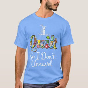 Camiseta Eu me inclino para não desfazer a costura do Quilt