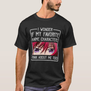 Camiseta Eu Me Pergunto Anime Japonês Manga Kawaii Amam Men