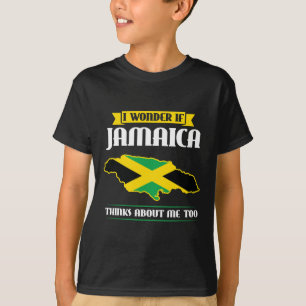 Camiseta Eu me pergunto se a Jamaica também pensa em mim Ba