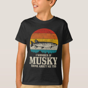Camiseta Eu me pergunto se o Musky pensa em mim Vintage eng