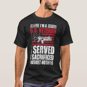 Camiseta Eu me servi, sagrada, arrependo-me de nada que sou
