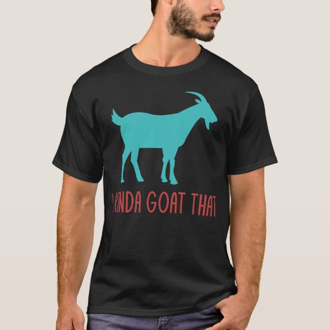 Camiseta Eu Meio Que Indo Para O Engraçado Goat Amam Piadas (Frente)