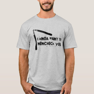 Camiseta "Eu meio que quero te encher de saco"
