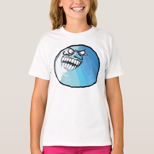 Camiseta Eu Mentia Rage Face Meme (Frente)