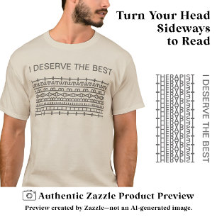 Camiseta Eu Mereço a Melhor Mensagem Secreta, Nome, Cinza