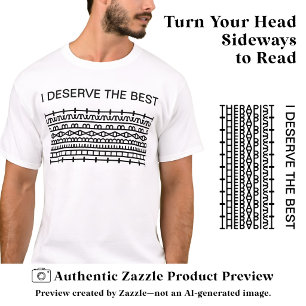 Camiseta Eu Mereço a Melhor Mensagem Secreta, Nome, Preto