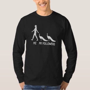Camiseta Eu Meus Seguidores Pavão Fazendeiro Zoológico Anim