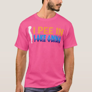 Camiseta Eu Mijo No Lago Anna Camping Funny Camper Humor Vi