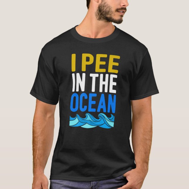 Camiseta Eu Mijo No Oceano (Frente)