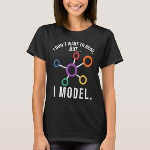 Camiseta Eu Modelo Data Science Coding Humor