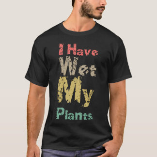 Camiseta Eu Molhei As Minhas Plantas Grande Vintage Reprodu