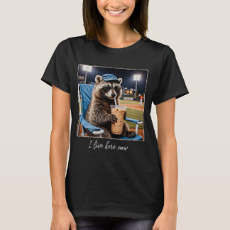 Camiseta Eu Moro Aqui Agora Guaxinim