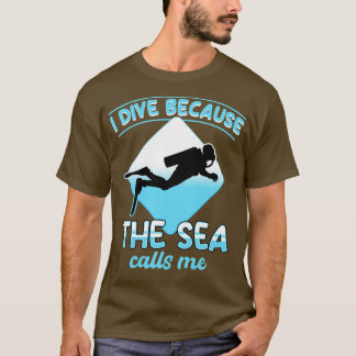 Camiseta Eu Moro Porque O Mar Me Chama