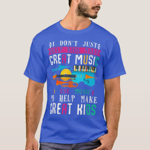 Camiseta Eu não ajudo apenas crianças músicas de professor