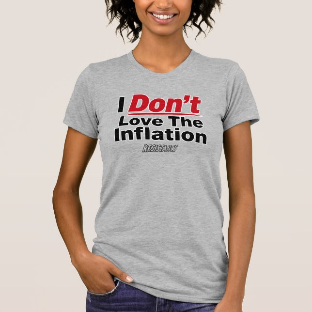 Camiseta Eu Não Amo a Inflação (Frente)