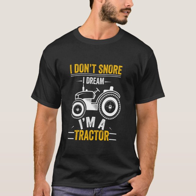Camiseta Eu Não Assusto Eu Sonho Eu Sou Um Farmador Engraça (Frente)