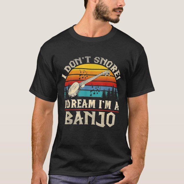 Camiseta Eu Não Assusto Eu Sonho Um Banjo (Frente)