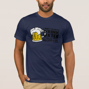 Camiseta Eu não bebo sempre a água (a cerveja)