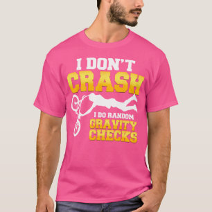 Camiseta Eu Não Caio Eu Faço Gravidade Aleatória Cheques Ci