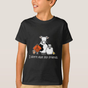 Camiseta Eu não como meus amigos