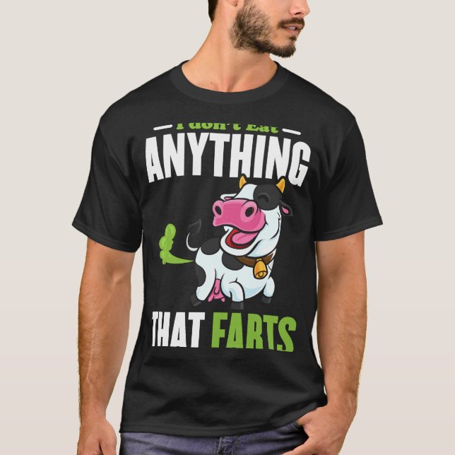 Camiseta Eu não como nada que as farrapos (Frente)