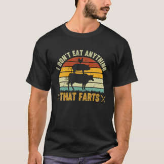 Camiseta Eu não como nada que derrube a vegetariana mundial