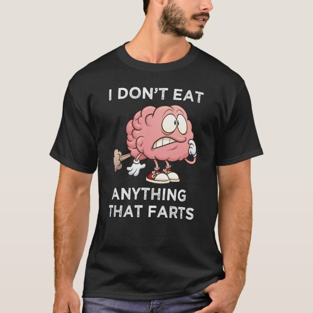 Camiseta Eu não como nada que faça isso (Frente)