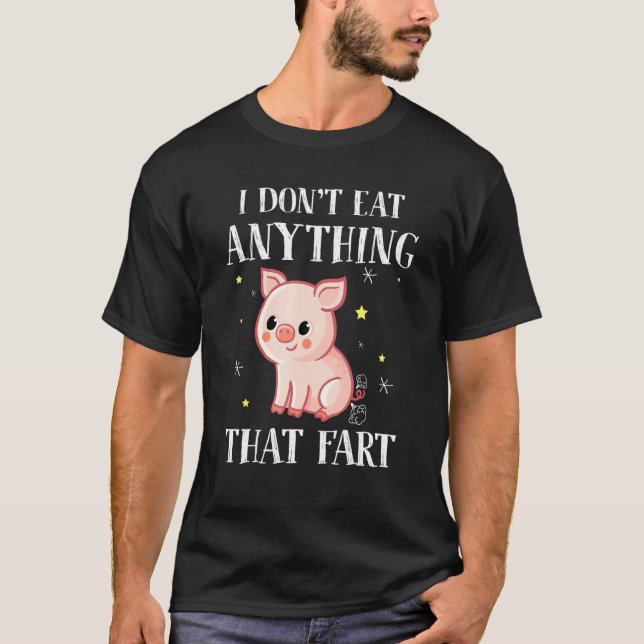 Camiseta Eu Não Como Nada Que Feche - Vegan (Frente)