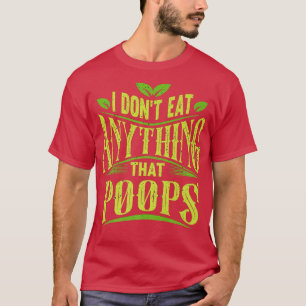 Camiseta Eu não como nada que sobe engraçado Vegan