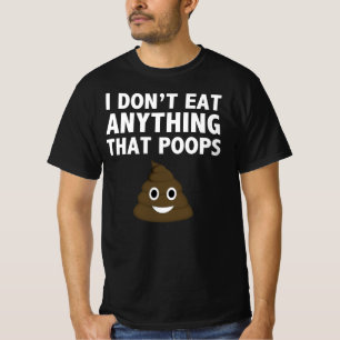 Camiseta Eu não como qualquer coisa que tombadilhos
